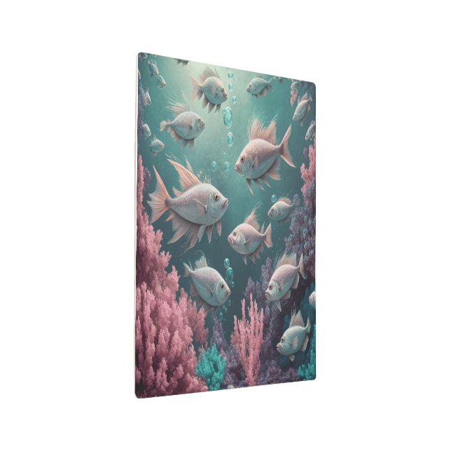 Impresión En Metal Paisaje de Coral (3/4)