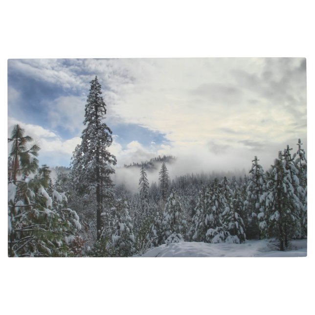 Impresión En Metal Paisaje de nieve (Anverso)