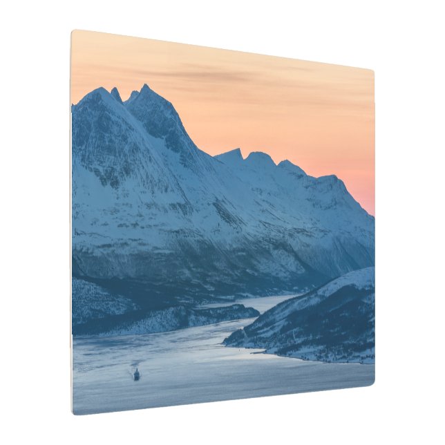 Impresión En Metal Paisaje del Ártico (Angulado)