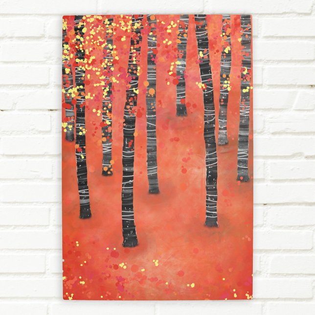 Impresión En Metal Paisaje del bosque Birch (Subido por el creador)