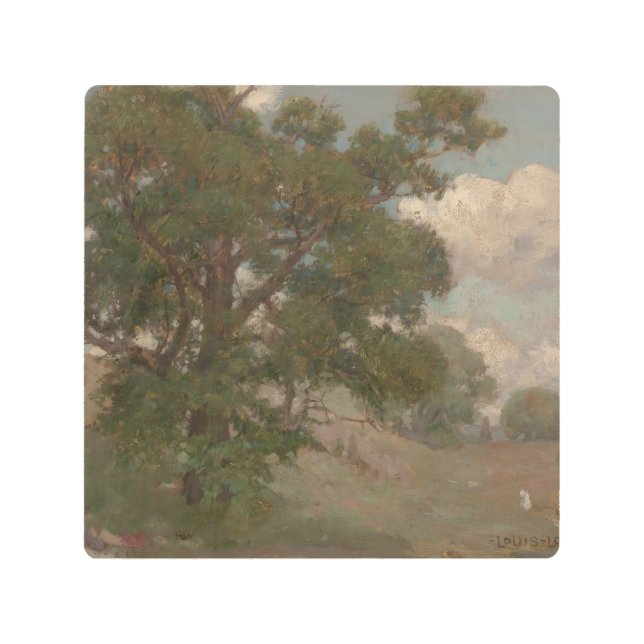 Impresión En Metal Paisaje pastoral Louis Loeb (americano, 1866-1909) (Anverso)