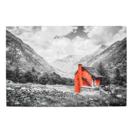 Impresión En Metal Paisaje rural Fotografía en blanco y negro