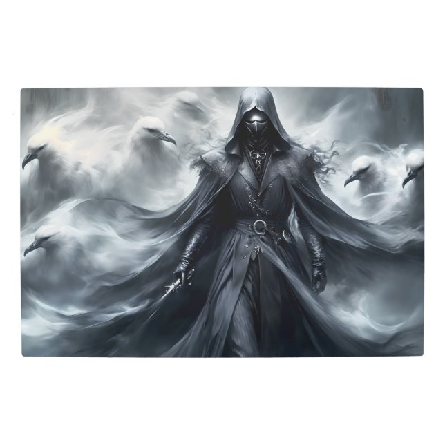 Impresión En Metal Pájaro silencioso de la muerte 14 (Anverso)