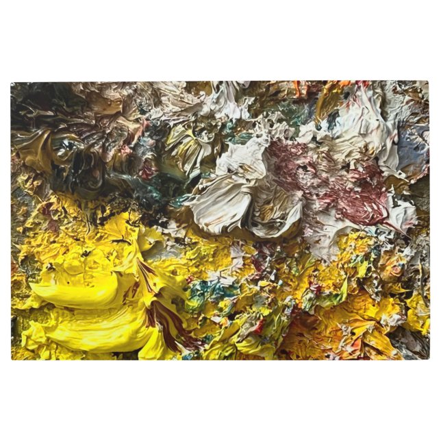 Impresión En Metal Paleta del artista #1 (Anverso)