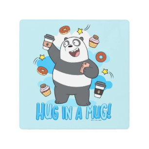 Impresión En Metal Panda Bear - Hug in a Mug!