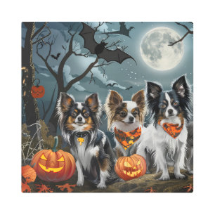 Impresión En Metal Papillon Halloween Spooky