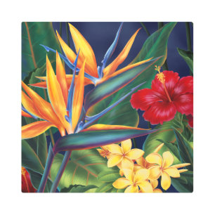 Impresión En Metal Paraíso tropical de Hawái