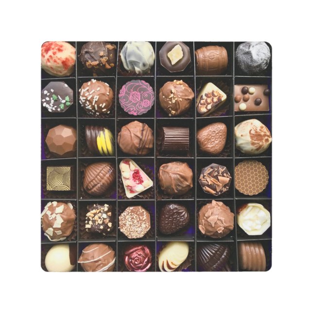 Impresión En Metal Pared de chocolate (Anverso)