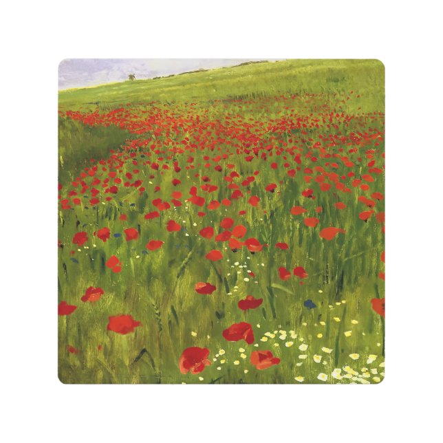 Impresión En Metal Paro con Coppies (1896) Merse Pál Szinyei (Anverso)