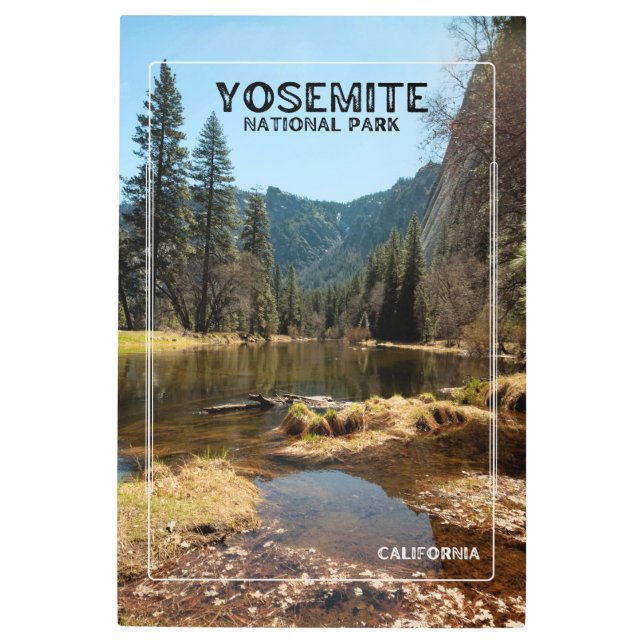 Impresión En Metal Parque nacional Yosemite (Anverso)