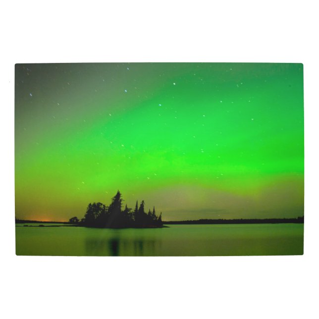 Impresión En Metal Parque provincial de Whiteshell | Manitoba, Canadá (Anverso)