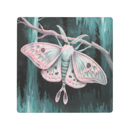 Impresión En Metal Pastel Gótico Moth