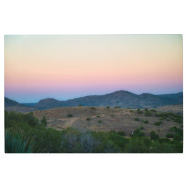 Impresión En Metal Pastel Sunset en Alpine