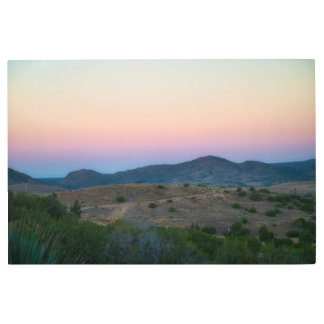 Impresión En Metal Pastel Sunset en Alpine