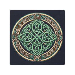Impresión En Metal Patina Celtic Knot