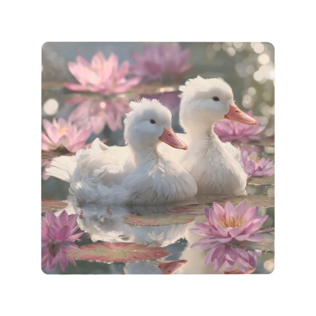 Impresión En Metal Patos (Anverso)