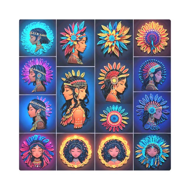 Impresión En Metal Patrimonio de los Ancestros (Anverso)