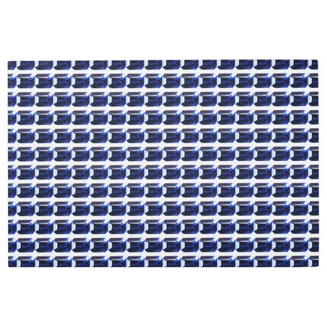 Impresión En Metal Patrón azul (Anverso)