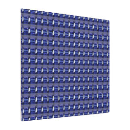 Impresión En Metal Patrón azul