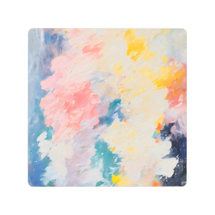 Impresión En Metal Patrón de Sueño de Pastel Hues