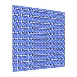 Impresión En Metal Patrón de zumbido azul