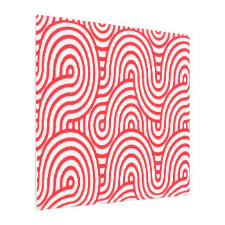 Impresión En Metal Patrón geométrico