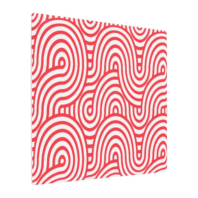 Impresión En Metal Patrón geométrico (Angulado)