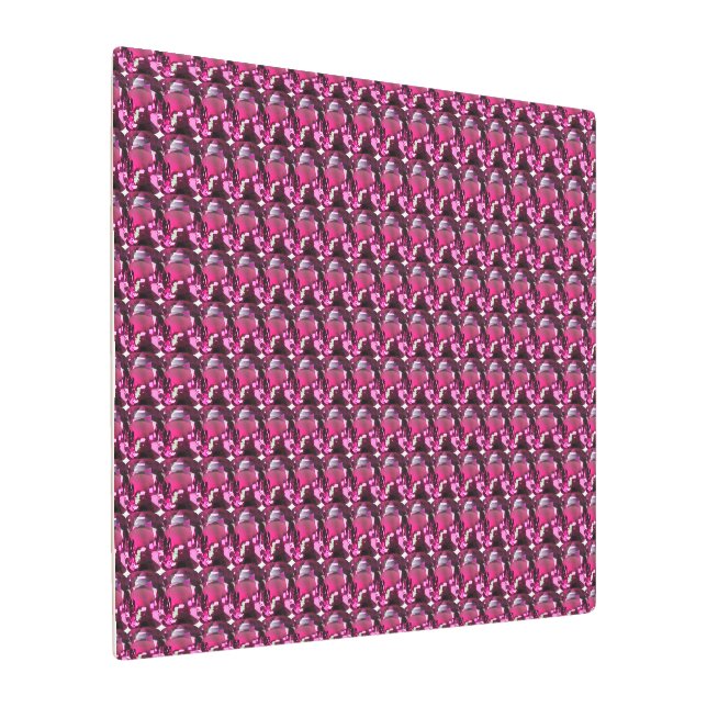 Impresión En Metal Patrón púrpura (Angulado)