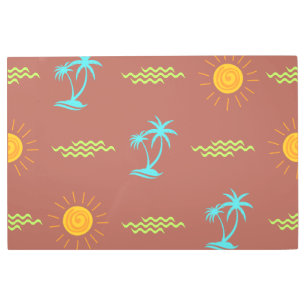 Impresión En Metal Patrones veraniegos inmaculados - Naturaleza flora