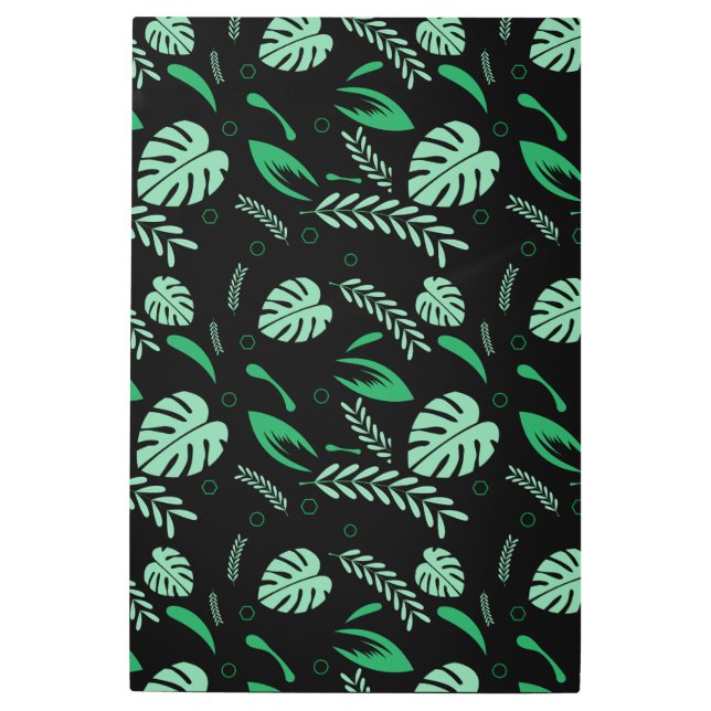 Impresión En Metal Patrones veraniegos inmaculados - Naturaleza flora (Anverso)