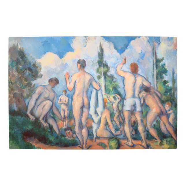 Impresión En Metal Paul Cezanne - Bathers (Anverso)