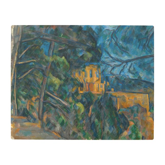Impresión En Metal Paul Cezanne - Chateau Noir (Anverso)