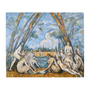 Impresión En Metal Paul Cezanne - Los grandes bañistas