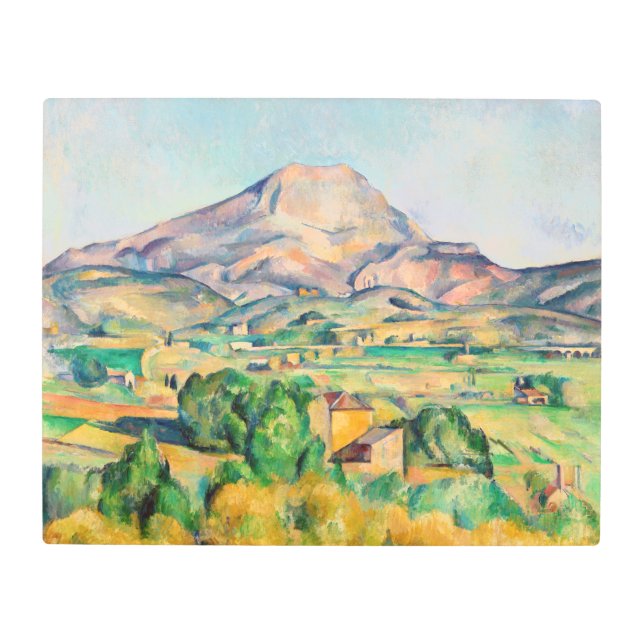 Impresión En Metal Paul Cezanne - Mont Sainte-Victoire (Anverso)
