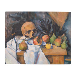 Impresión En Metal Paul Cezanne - Todavía la vida con Skull
