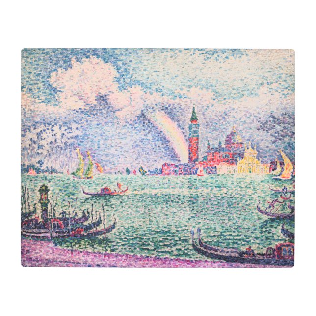 Impresión En Metal Paul Signac - Arcoiris, Venecia (Anverso)