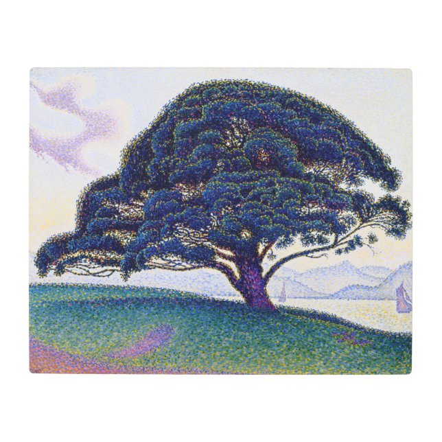 Impresión En Metal Paul Signac - El Pino Bonaventure (Anverso)