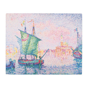 Impresión En Metal Paul Signac - Venecia, la nube rosa