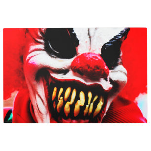 Impresión En Metal Payaso 1 36x24 (90x60cm) wamecnm