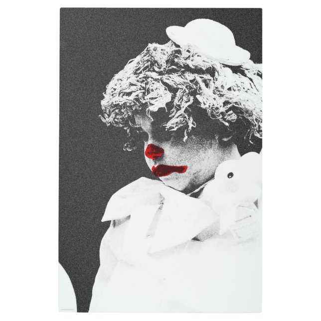 Impresión En Metal Payaso 3 24x36 (60x90cm) wamecna (Anverso)