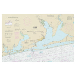 Impresión En Metal Pensacola Bay y el gráfico náutico 11382