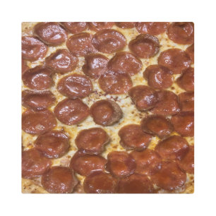Impresión En Metal Pepperoni Pizza