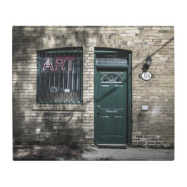 Impresión En Metal Pequeña Calle Pequeña No 11 Versión Color