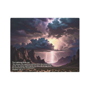 Impresión En Metal Perek Shira - Lullando