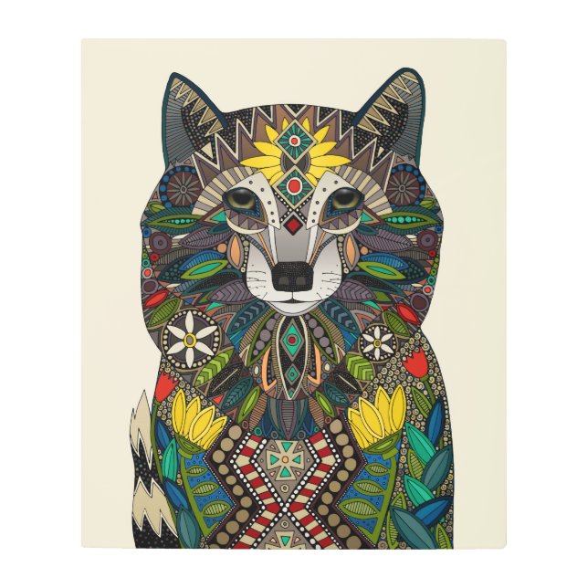 Impresión En Metal Perla WOLF (Anverso)