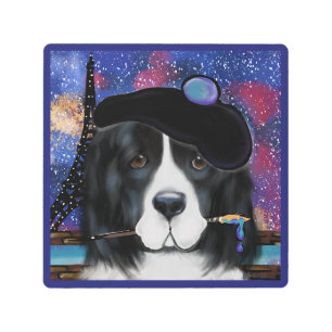 Impresión En Metal Perro de Terranova