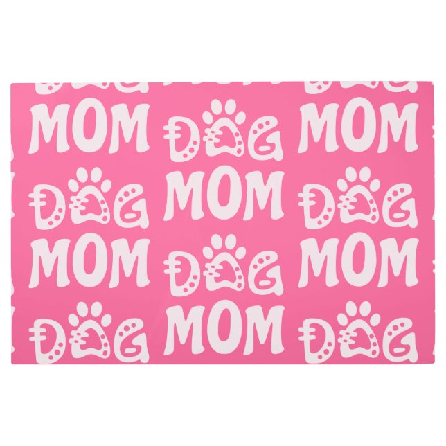 Impresión En Metal Perro Mamá (Anverso)