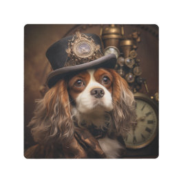 Impresión En Metal Perro Steampunk