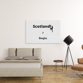 Impresión En Metal Personalizable de Escocia