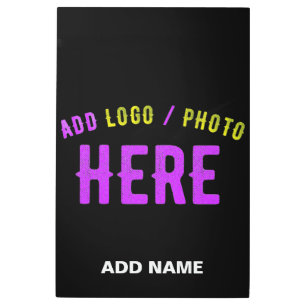 IMPRESIÓN EN METAL PERSONALIZABLE MODERNO ESTILO NEGRO VERIFICADO MAR